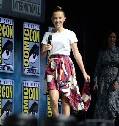 Millie Bobby Brown Calvin Klein Comic Con San Diego 2018 opt 1