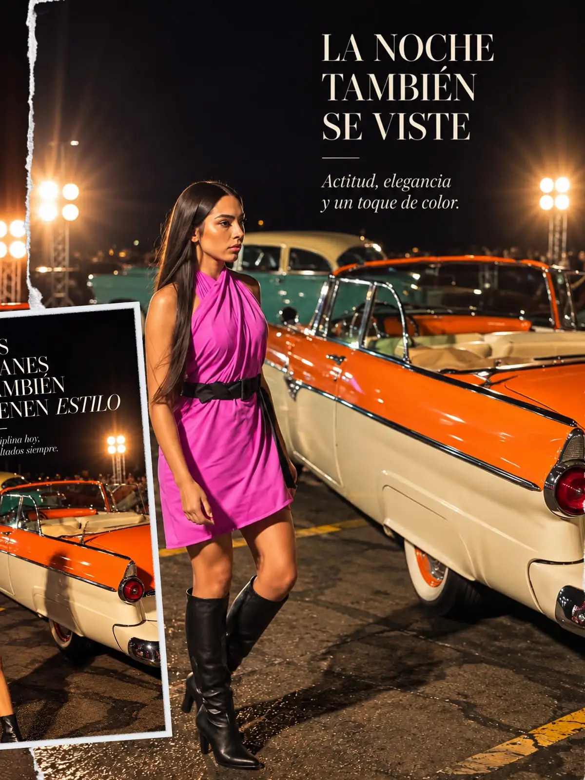 imagen promocional de vestido rosa de tienda n