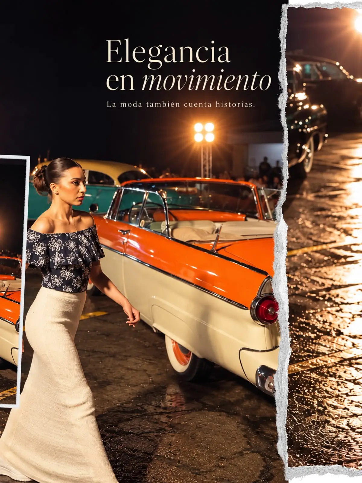 imagen promocional de conjunto blusa con bolero y falda formal larga de tienda n